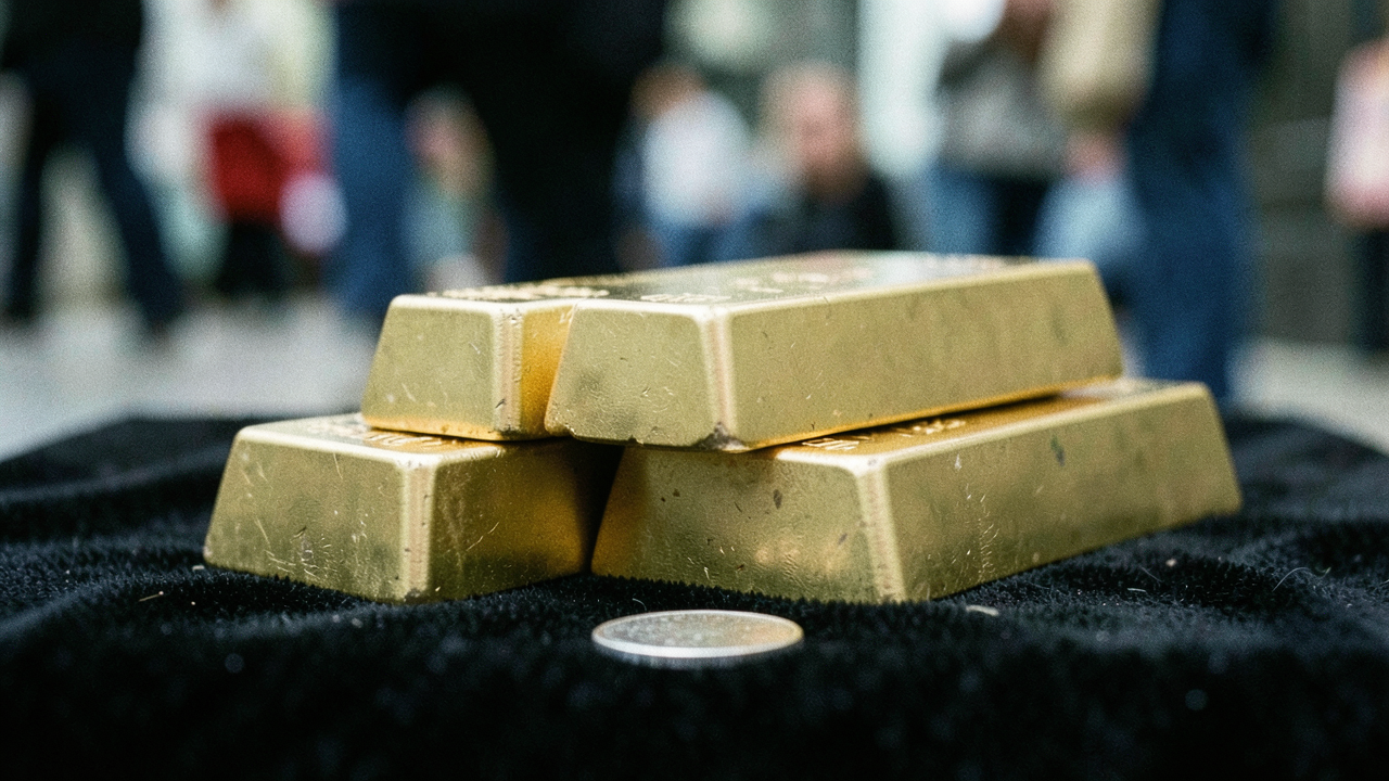 Zlato kleslo na ročné minimum, striebro pod 50 USD; ťažiari strácajú