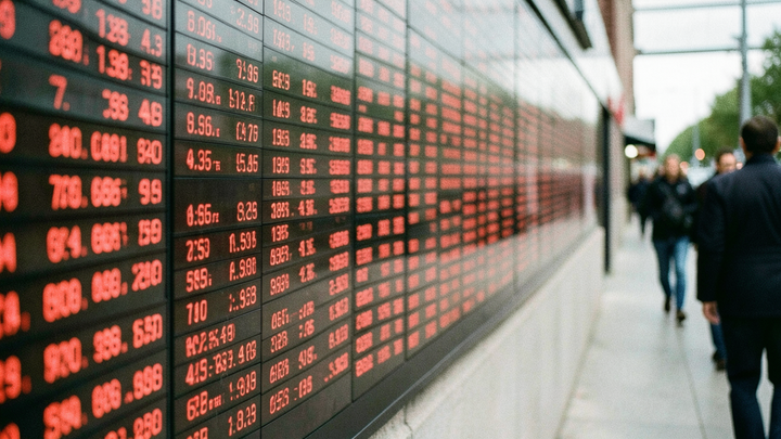 Európske akcie druhý deň klesli, banky stratili 2,5 až 3,1 %